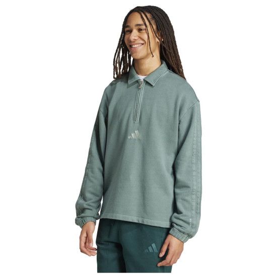 Adidas Ανδρική μακρυμάνικη μπλούζα All SZN French Terry Washed Half-Zip